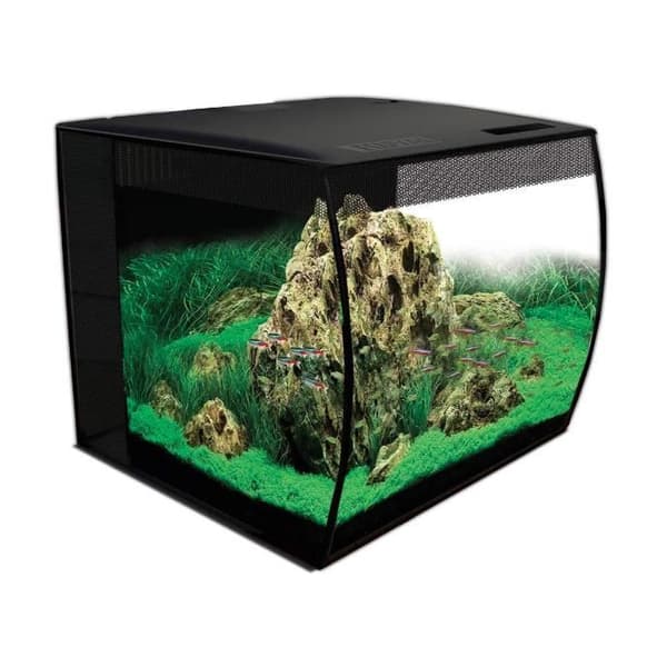Fluval Flex LED Aquarium utan Underskåp för Aquaristics Svart 57 L