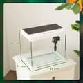 Miniatyrbillede 3 af 9: Akvarium, 35x21x31 cm, Hvid