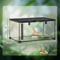 Miniatyrbild 3 av 9: Terrarium, 50x30x25 cm, Svart