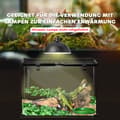 Miniatyrbillede 8 af 9: Reptil Terrarium, 50x30x35 cm, Sort