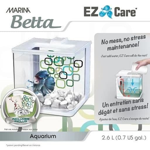 Betta Ez Care Marina Aquarium - White