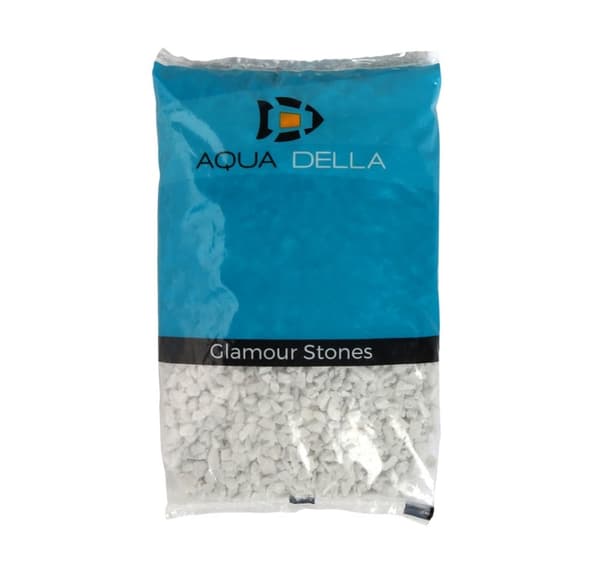Akvaariumi kruus 6-9mm 2kg Carrara Hvid