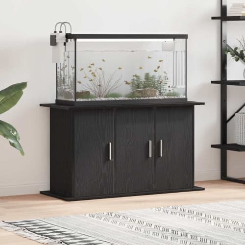 Akvariebänk svart ek 101x41x58 cm konstruerat trä