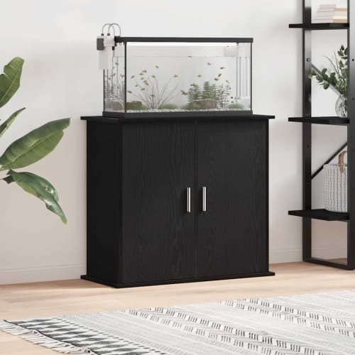 Akvarieställ svart ek 81x36x73 cm konstruerat trä