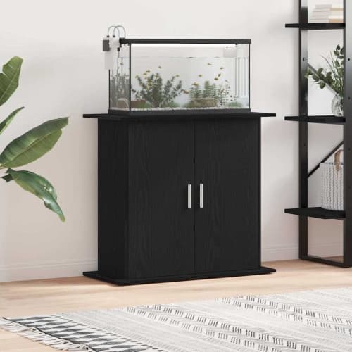 Akvarieställ svart ek 81x36x73 cm konstruerat trä