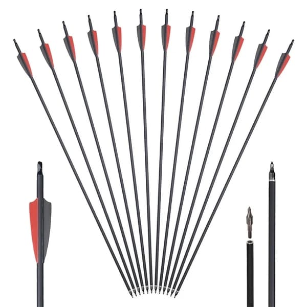 Kulfiberpile, Spine 500, ID 62mm, R B sæt 1