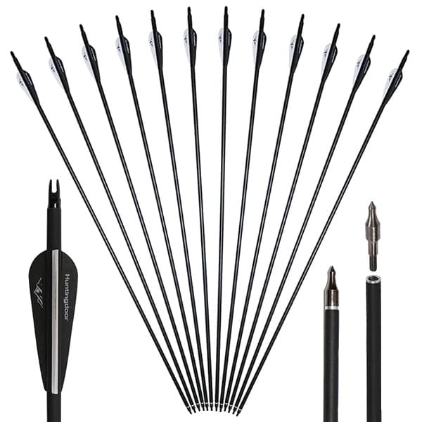 Kulfiberpile, Spine 500, ID 62mm, R B sæt 1
