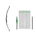 Miniatyrbillede 1 af 2: Ungdoms Recurve Bue, Nedtageligt Design, Egnet til Begynder Teenagere, 40lbs sæt C