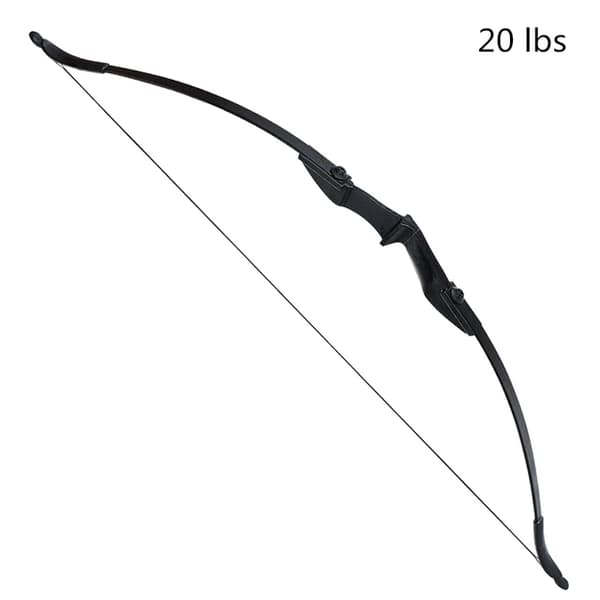 Ungdomsbåge för recurve, hopfällbar design, lämplig för nybörjarungdomar, 20lbs