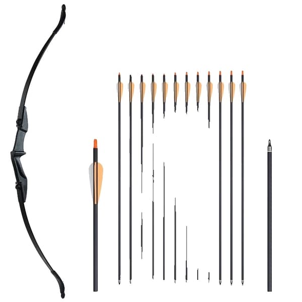 Ungdoms Recurve Bue, Nedtageligt Design, Egnet til Begynder Teenagere, 40 Set E