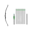 Miniatyrbild 1 av 2: Ungdomsbåge för recurve, hopfällbar design, lämplig för nybörjarungdomar, 30lbs set C