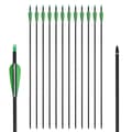Pikkukuva 2 / 2: Hiilikaari nuolet, jäykkyys 500, halkaisija 62mm, 12 kpl vihreä