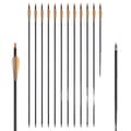 Pikkukuva 1 / 2: Hiilikaari nuolet, jäykkyys 500, halkaisija 62mm, 24 kpl oransseja