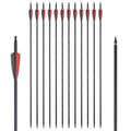 Pikkukuva 2 / 2: Hiilikaari nuolet, jäykkyys 500, halkaisija 62mm, 24 kpl punamusta