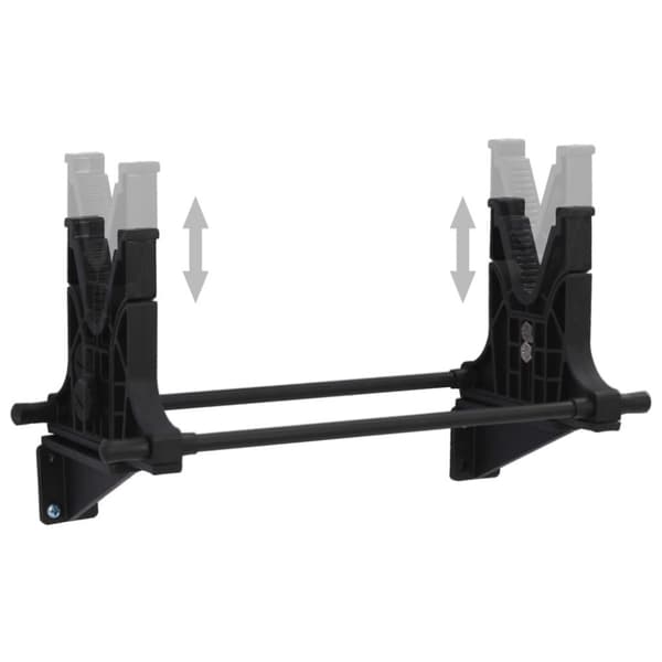 vidaXL Gevärsstöd 40x17,5x19 cm plast
