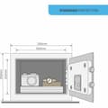 Pikkukuva 3 / 5: Kassakaappi elektronisella lukolla Yale YSV/250/DB2 16,3 L