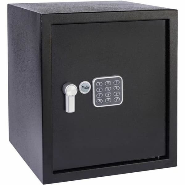 Kassaskåp med elektroniskt lås Yale YSV/390/DB2 40 L 39 x 35 x 36 cm Svart