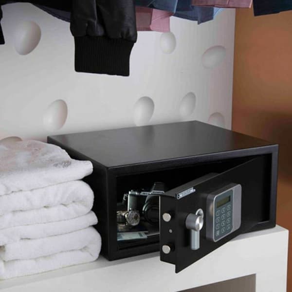 Pengeskab med elektronisk lås Yale YLG/200/DB2 24 L 20 x 43 x 35 cm Sort