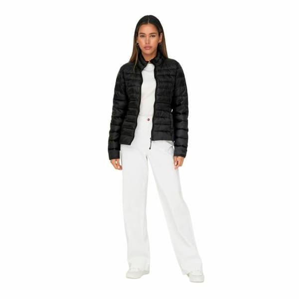 Naisten urheilutakki Only Onltahoe Quilted Musta - M