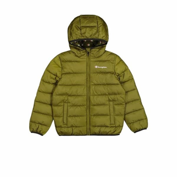 Miesten urheilutakki Champion Hooded Vihreä - XXL