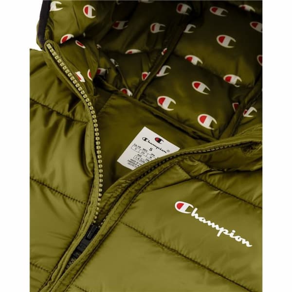 Miesten urheilutakki Champion Hooded Vihreä - S