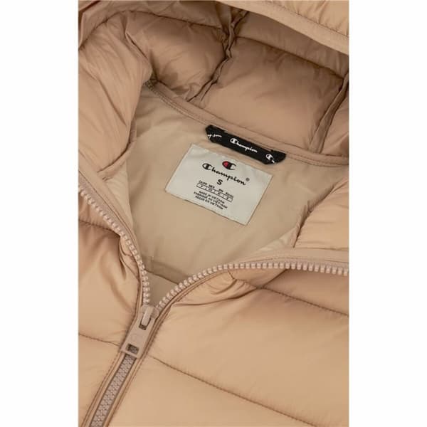 Naisten urheilutakki Champion Hooded Beige - M