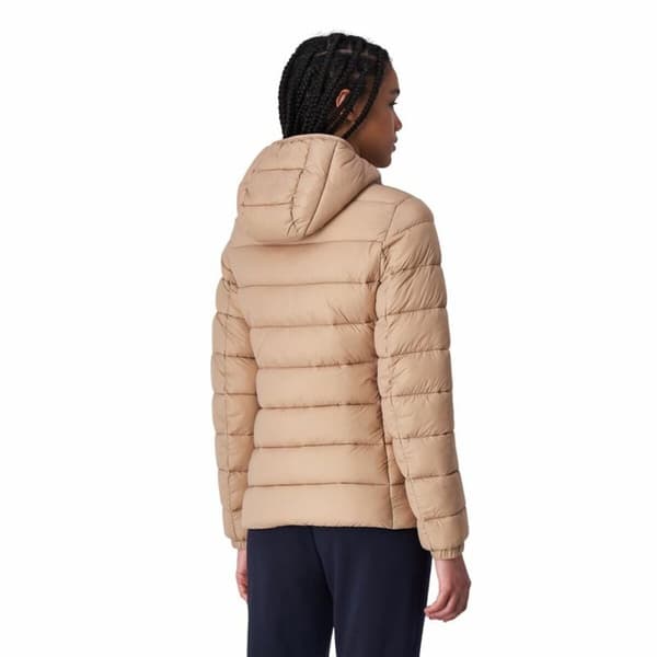 Naisten urheilutakki Champion Hooded Beige - L