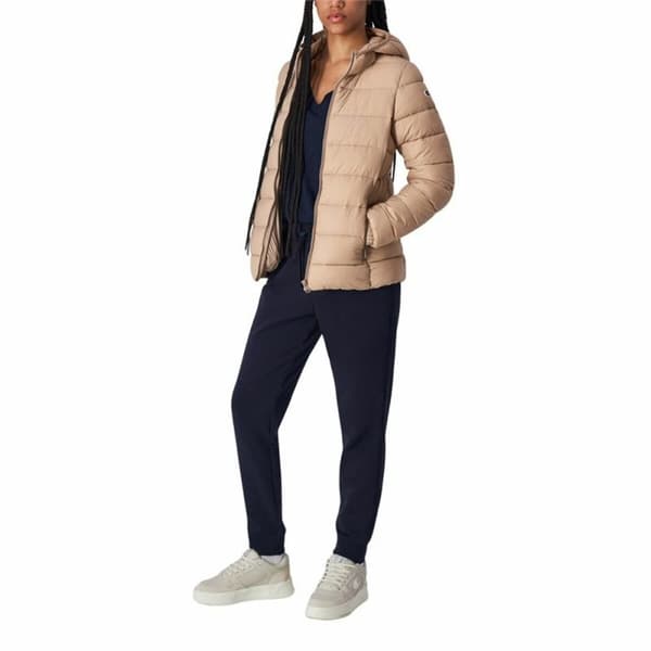 Naisten urheilutakki Champion Hooded Beige - L