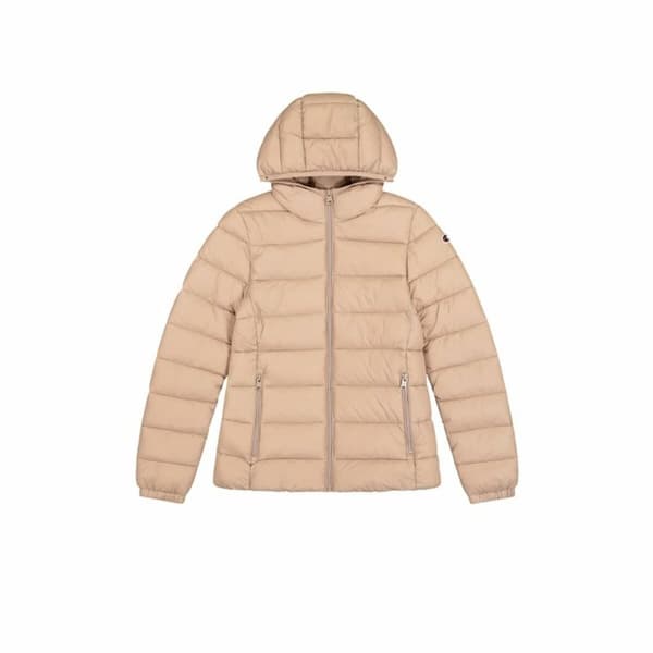 Naisten urheilutakki Champion Hooded Beige - L