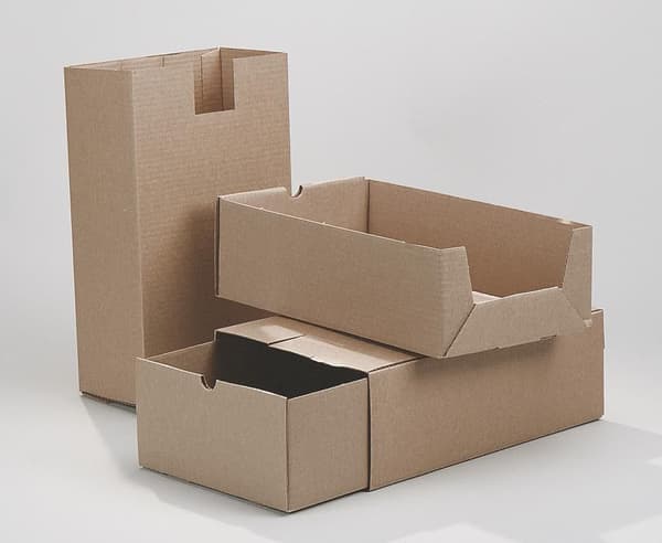 Arkivbox A65 235x125x380mm 2-delad brun 25st