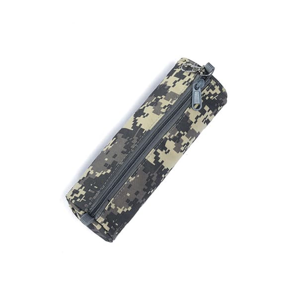INF Stor kapacitet pen etui camouflage lynlås pose Model 2