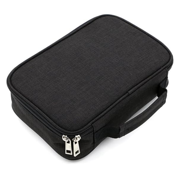 INF Pennaletui i Oxford-stoff for 72 blyanter Sort