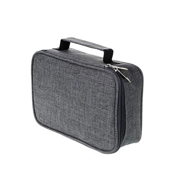 INF Pennaletui i Oxford-stoff for 72 blyanter