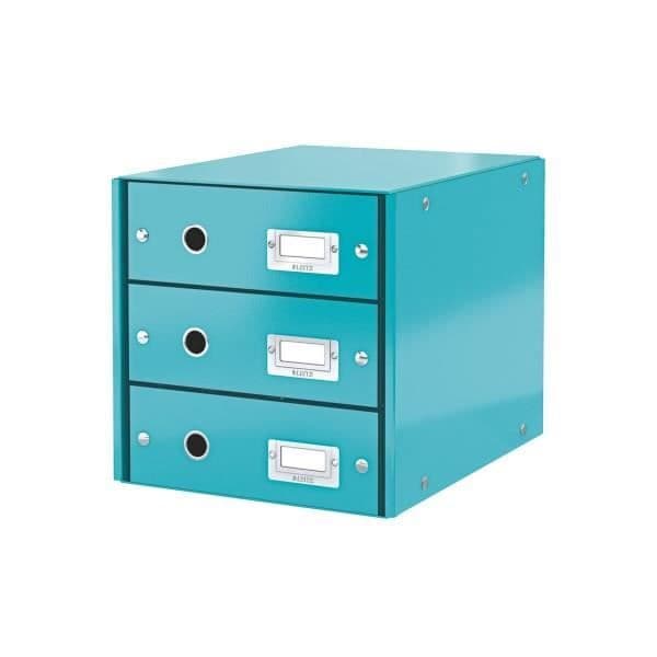LEITZ Click&amp;Store Förvaringslåda 3 lådor Mint