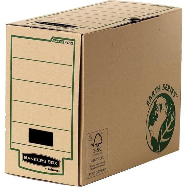 Arkivlådor A4+ med 15 cm rygg Fellowes - Pack om 20 - Brun