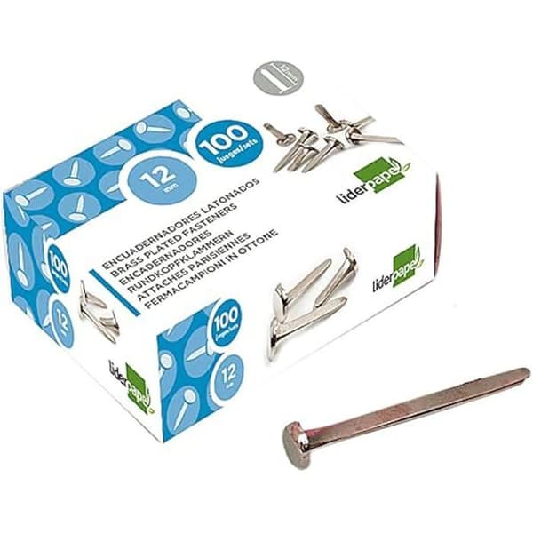 Attache Parisienne - LIDERPAPEL - Modell 02839 - Laitonné Stål N.12 - 70mm - Assorterade Plastdetaljer