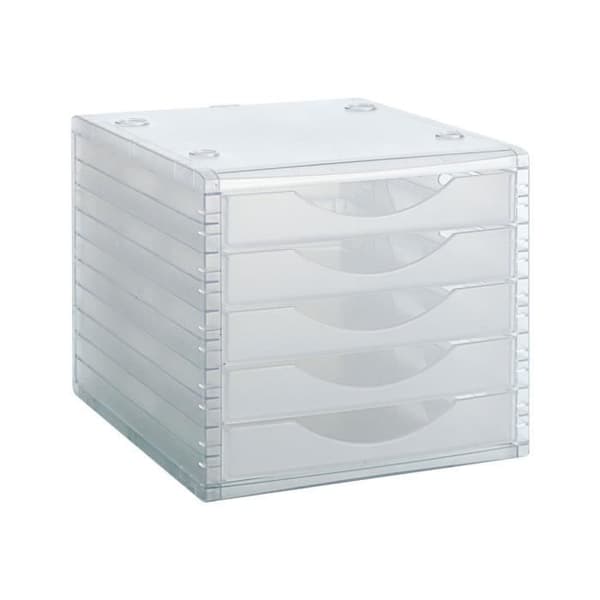 Klassificeringsblock - Arkiv 2000 - ArchivoTec Serie 4000 - 5 lådor - A4 - Kristall