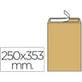 Miniatyrbild 2 av 2: Sac N.11 Kraft - LIDERPAPEL - 250 x 353 mm - 90 g - Låda med 250 enheter - Silikonband