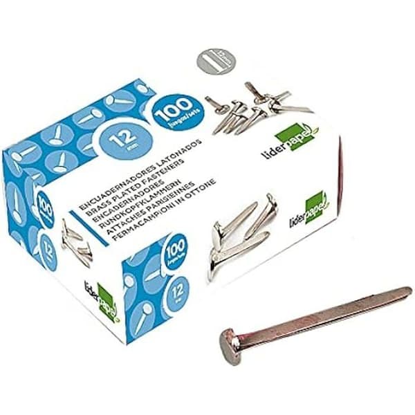 Ämningslös Parisienne - LIDERPAPEL - Modell 02831 - Matt Stål N.2 - 17mm - Assorterad Plast