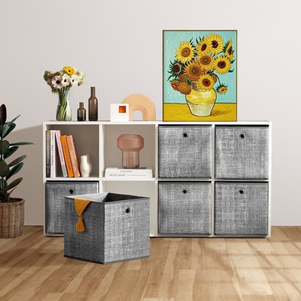 Förvaringsboxset, 30x30x30 cm, Grå
