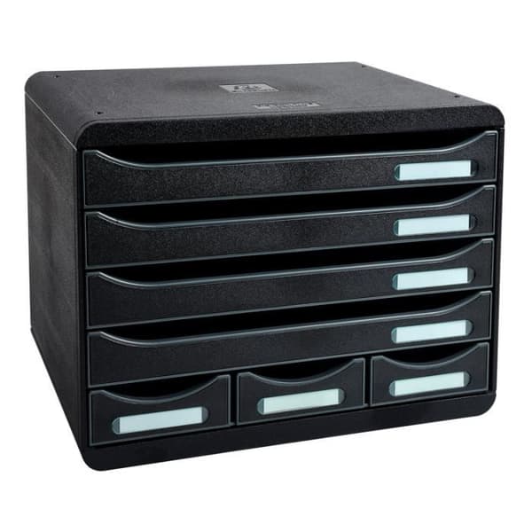 STORE-BOX MINI 7 lådor IDERAMA harlekin Svart
