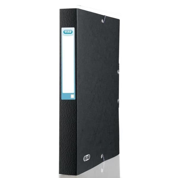 ELBA Eurofolio box - 24x32 cm - Rygg 40 mm - Svart