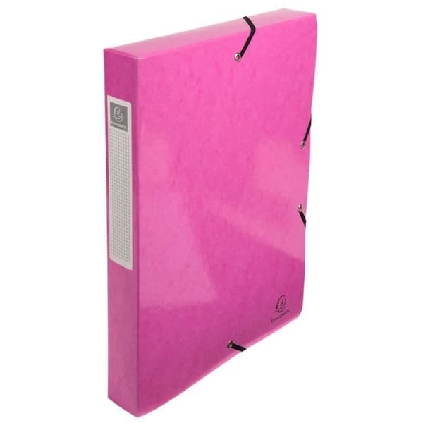 Iderama A4 arkivlåda 350 ark 40mm rygg Kort med polypropen Rosa