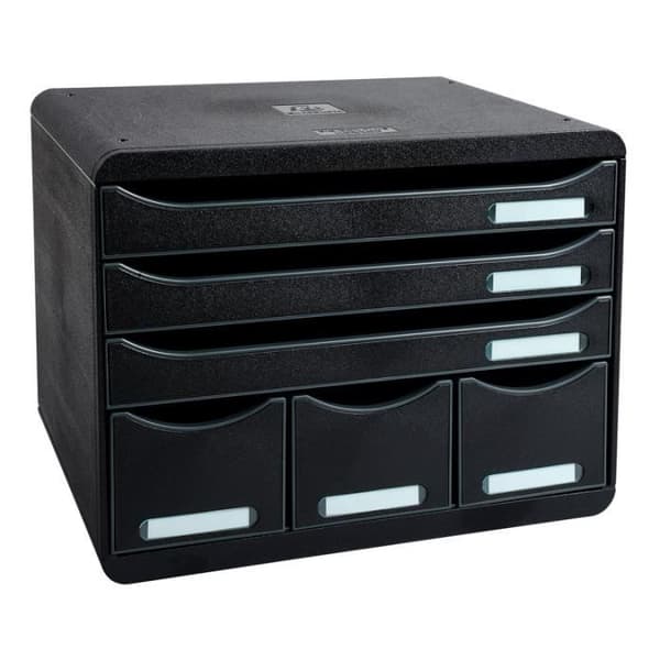 STORE-BOX MAXI 6 lådor IDERAMA harlekin Svart