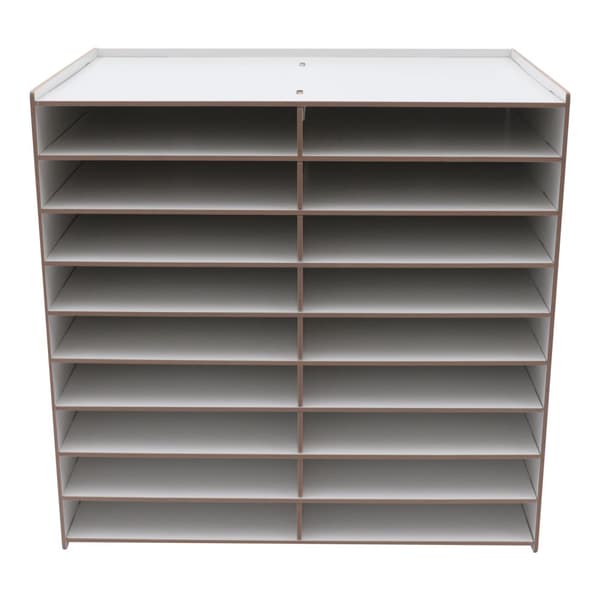 Skrivbordsfilorganisatör, 9 lager, justerbar höjd, modern design