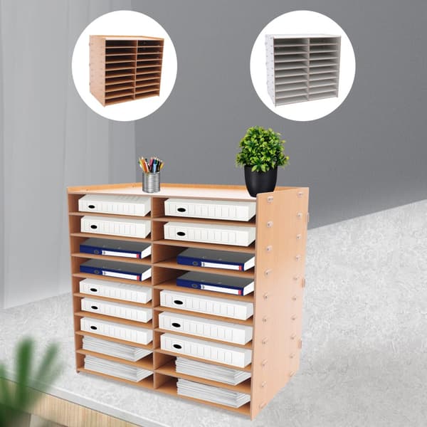 Kontorpapirorganisator, 9-lags design, stor kapacitet