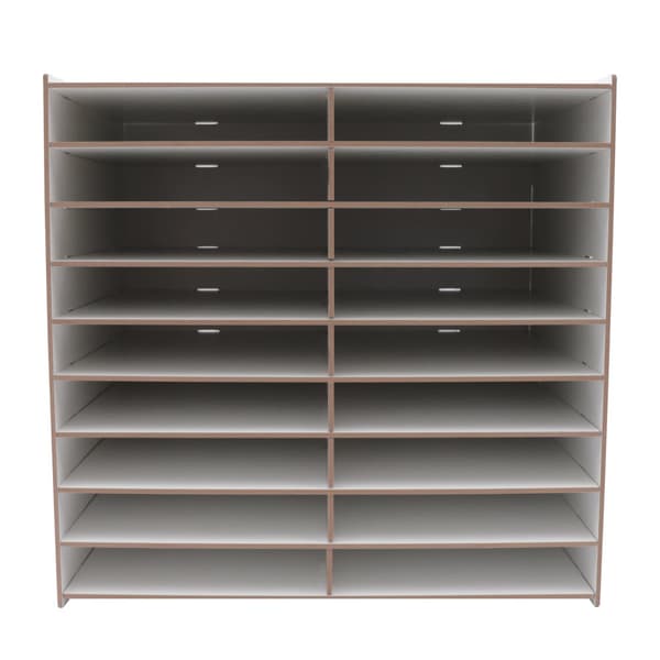 Kontorpapirorganisator, 9-lags design, stor kapacitet
