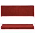 Miniatyrbilde 4 av 8: vidaXL Trappetrinnstepper 15 stk 65x21x4 cm rød