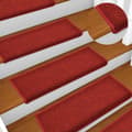 Miniatyrbilde 7 av 8: vidaXL Trappetrinnstepper 15 stk 65x21x4 cm rød