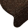 Miniatyrbilde 6 av 11: vidaXL Selvklebende trappematter 15 stk brun 65x21x4 cm nålestempel